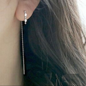 New Sterling silver tassel earrings